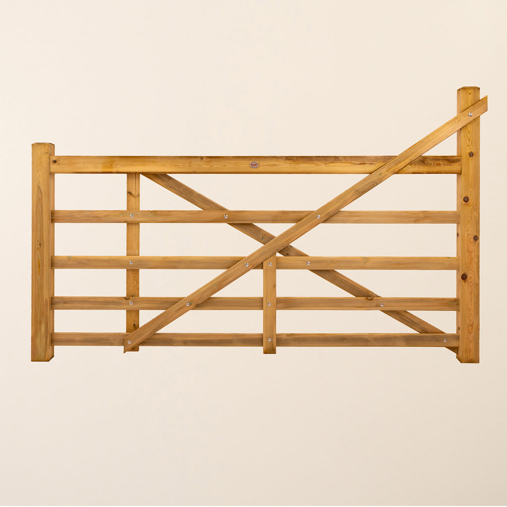 Clawton Style Straight Heel Planed Entrance Gate 