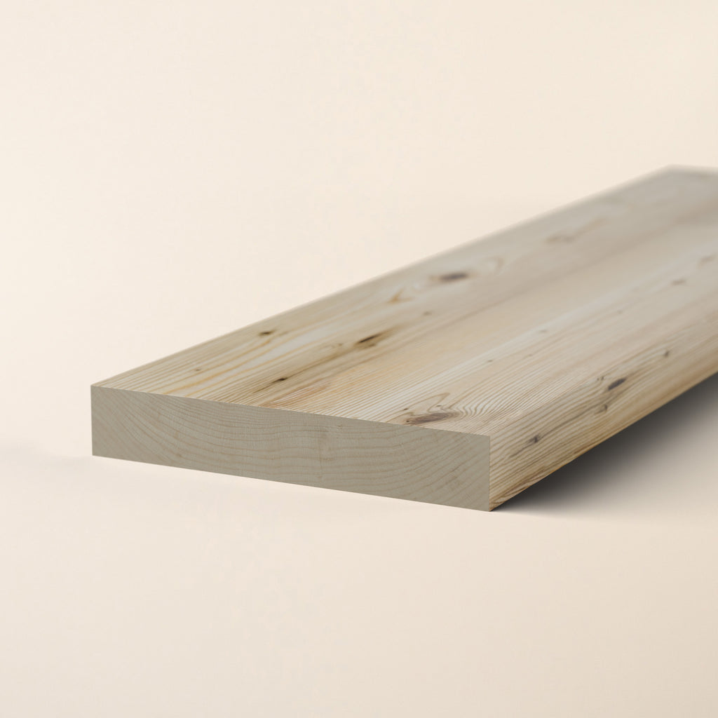 European Larch Square Edge boards with smooth finish 