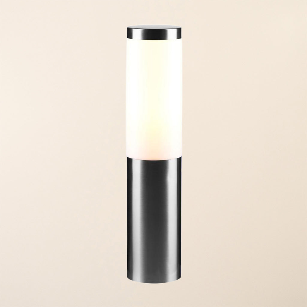 Stainless steel Ellumiere bollard light with sleek modern design for garden pathway lighting 