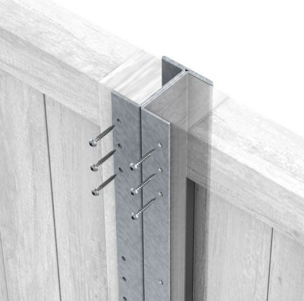 Galvanised Steel Fence Posts with screws 